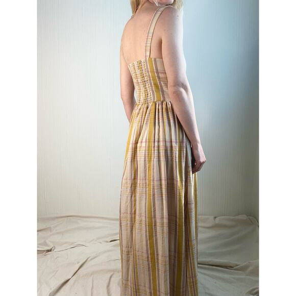 CHRISTY DAWN Gwen Plaid Dress Honey NWT US MEDIUM - Picture 7 of 16